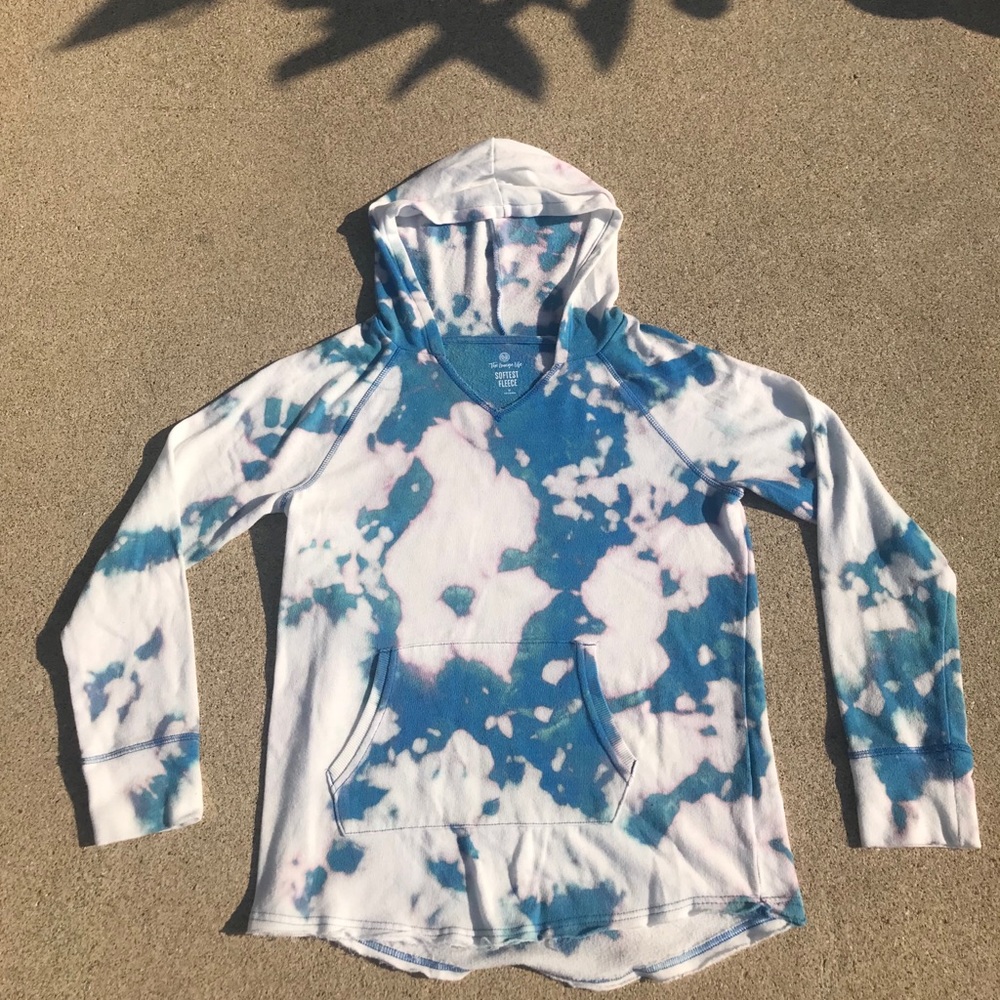Bleached Blue Hoodie